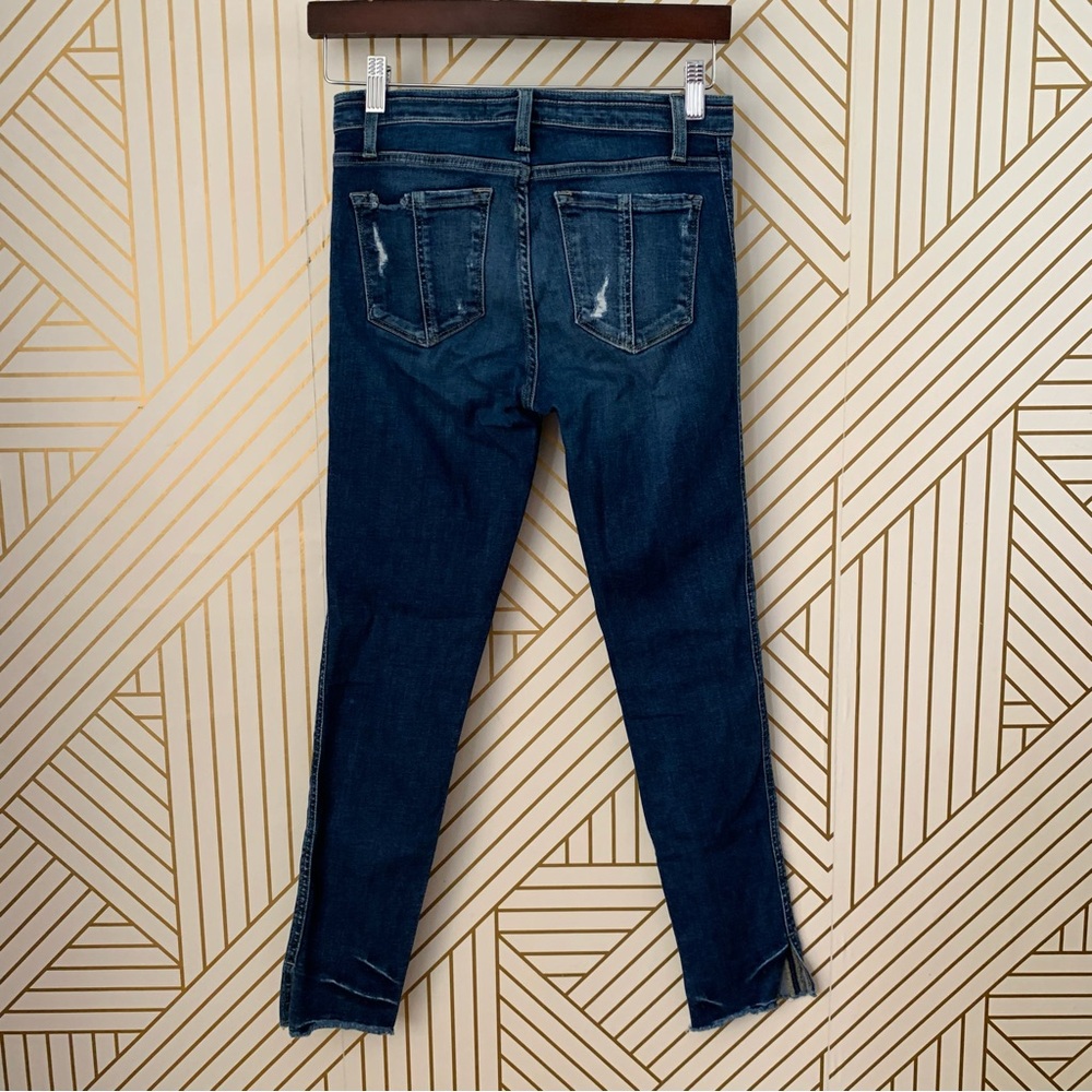 Flying Monkey Platinum Split Hem Distressed Raw H… - image 8